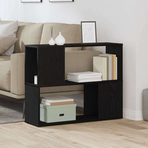 Wandmontiertes TV-Schrankset Schwarz Eiche 80cm