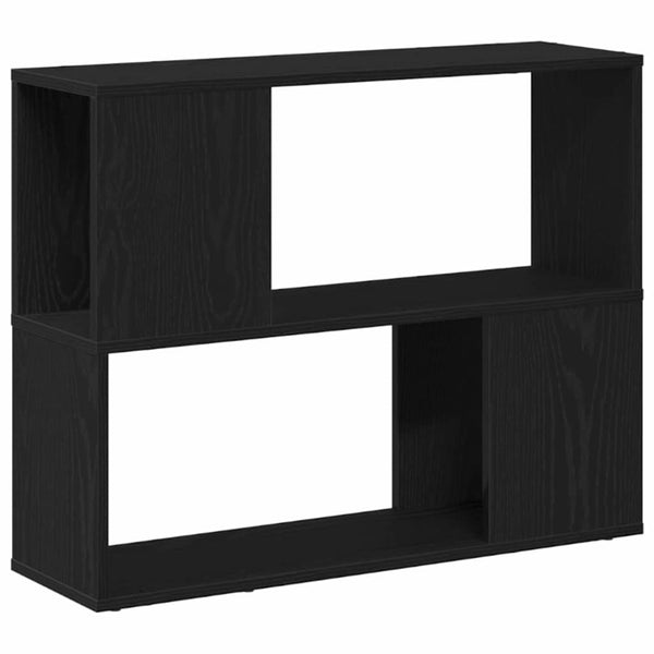 Wandmontiertes TV-Schrankset Schwarz Eiche 80cm