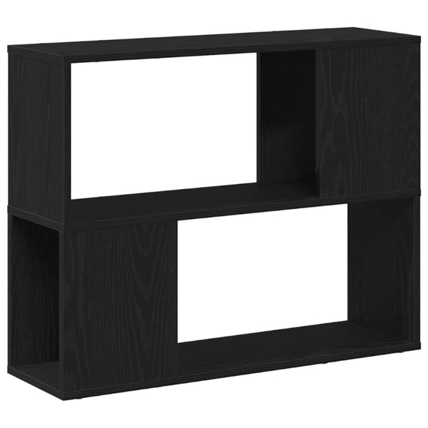 Wandmontiertes TV-Schrankset Schwarz Eiche 80cm