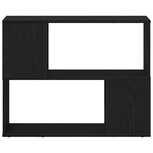 Wandmontiertes TV-Schrankset Schwarz Eiche 80cm