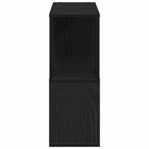 Wandmontiertes TV-Schrankset Schwarz Eiche 80cm