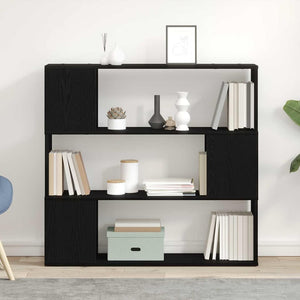 TV-Schrank Set Schwarz Eichen-Optik