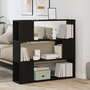 TV-Schrank Set Schwarz Eichen-Optik