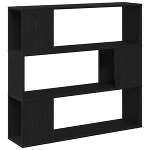 TV-Schrank Set Schwarz Eichen-Optik