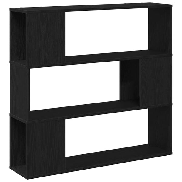 TV-Schrank Set Schwarz Eichen-Optik