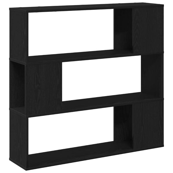 TV-Schrank Set Schwarz Eichen-Optik