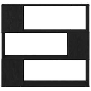 TV-Schrank Set Schwarz Eichen-Optik