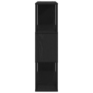 TV-Schrank Set Schwarz Eichen-Optik