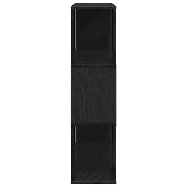 TV-Schrank Set Schwarz Eichen-Optik