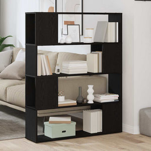 TV-Schrank Set Schwarz Eiche Optik