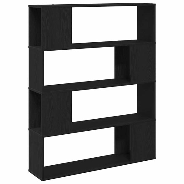 TV-Schrank Set Schwarz Eiche Optik
