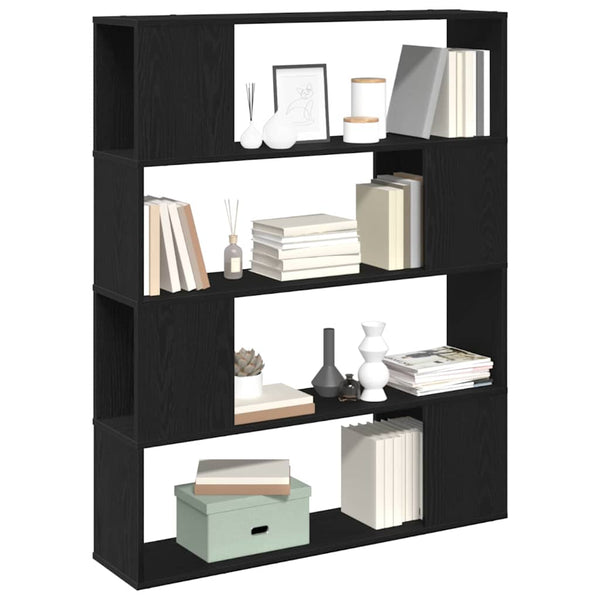 TV-Schrank Set Schwarz Eiche Optik