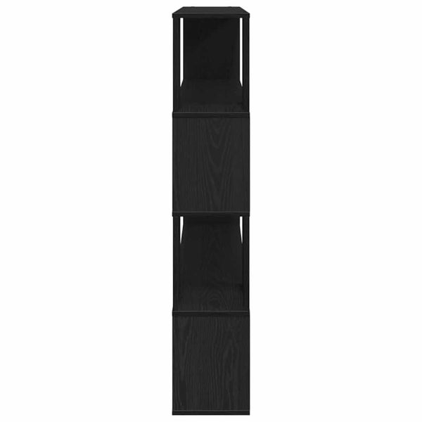 TV-Schrank Set Schwarz Eiche Optik