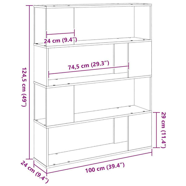 TV-Schrank Set Schwarz Eiche Optik