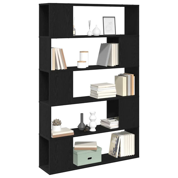 TV-Schrank Set Schwarz Eichen-Optik Wandmontage