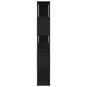 TV-Schrank Set Schwarz Eichen-Optik Wandmontage
