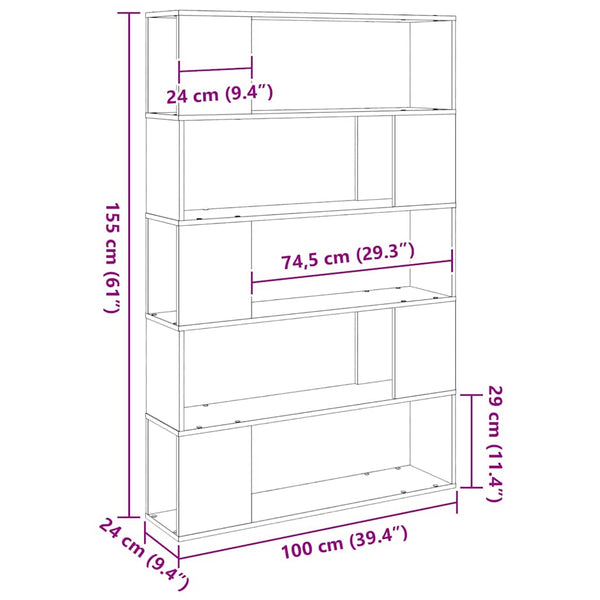 TV-Schrank Set Schwarz Eichen-Optik Wandmontage