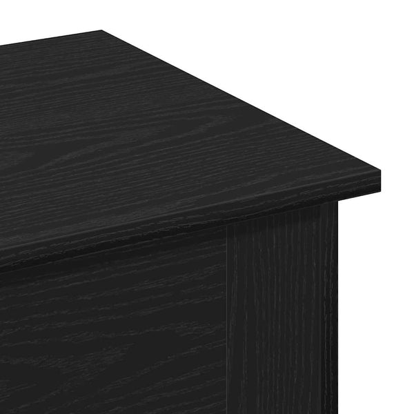 Couchtisch Schwarz Eichenoptik 40x40 cm