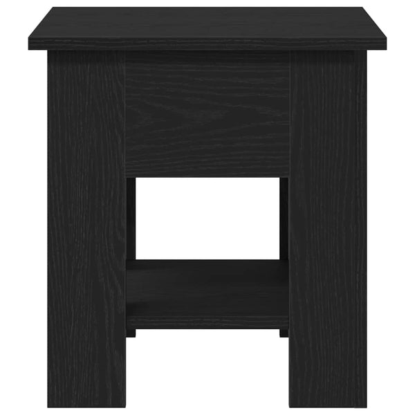 Couchtisch Schwarz Eichenoptik 40x40 cm