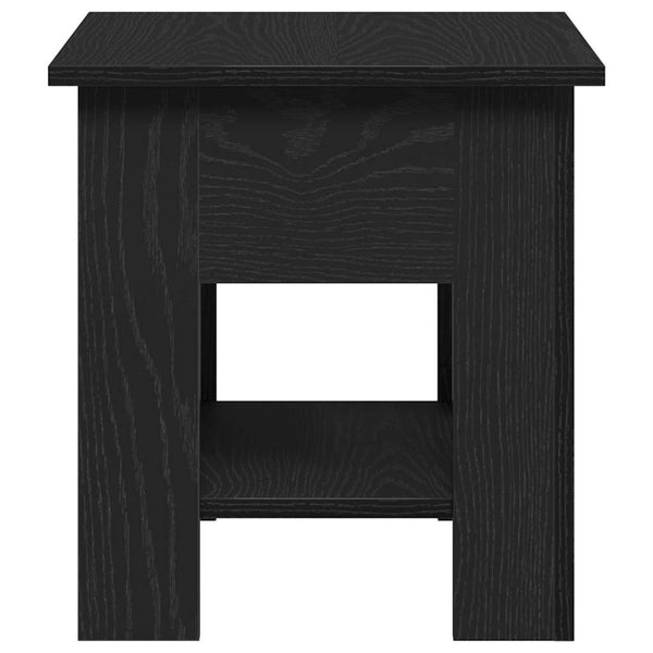 Couchtisch Schwarz Eichenoptik 40x40 cm