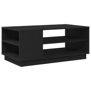 Schwarzer Couchtisch Eichen-Optik