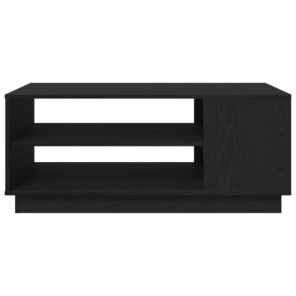 Schwarzer Couchtisch Eichen-Optik
