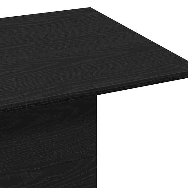 Couchtisch Schwarz Eichenoptik 55,5 cm