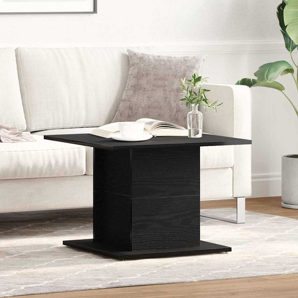 Couchtisch Schwarz Eichenoptik 55,5 cm