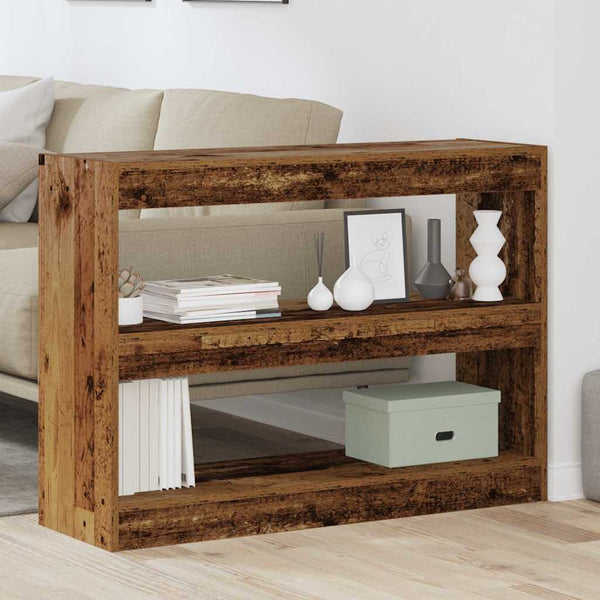 Bücherregal Altholz, 100x30x72 cm