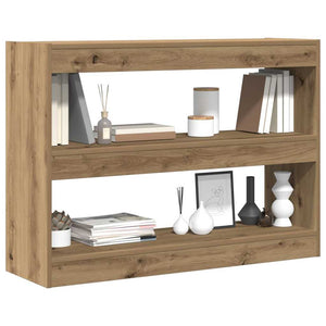 vidaXL Bibliothèque chêne artisan 100 x 30 x 72 cm, bois d'ingénierie