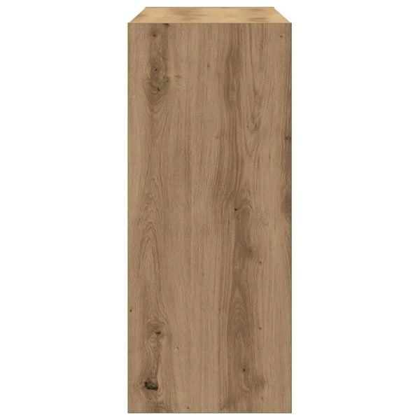vidaXL Bibliothèque chêne artisan 100 x 30 x 72 cm, bois d'ingénierie