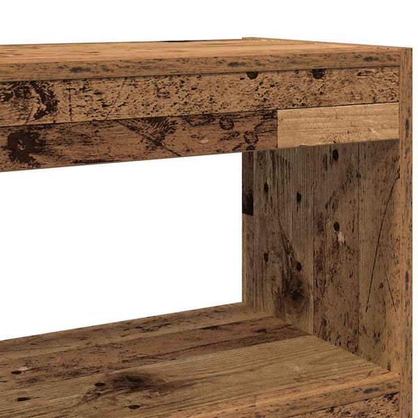 Bücherregal Altholz 100x30x103 cm
