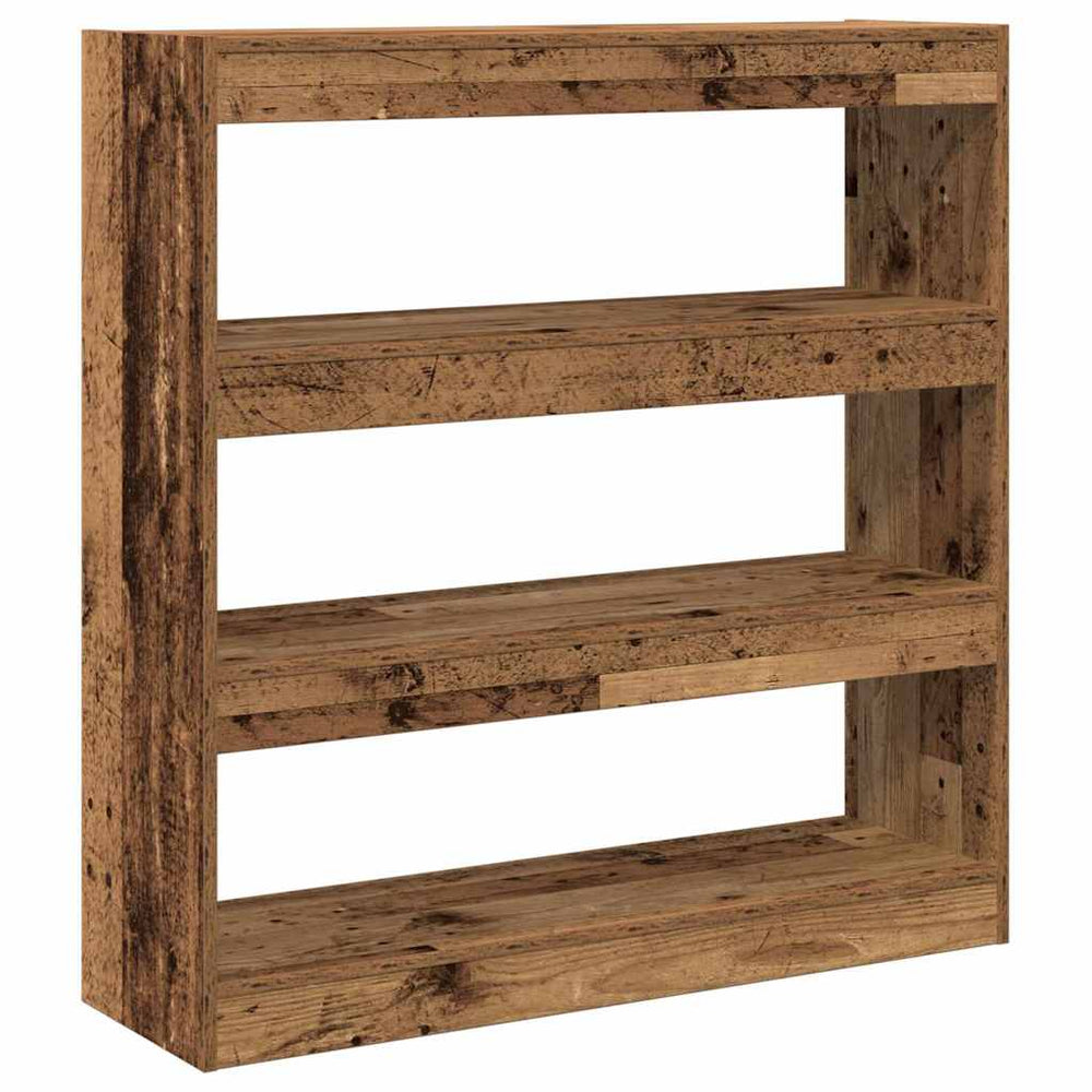 Bücherregal Altholz 100x30x103 cm
