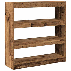 Bücherregal Altholz 100x30x103 cm