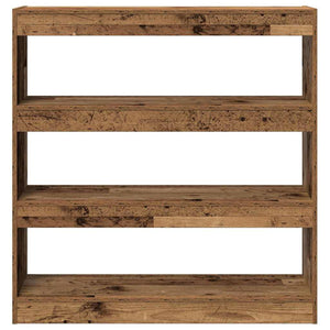 Bücherregal Altholz 100x30x103 cm