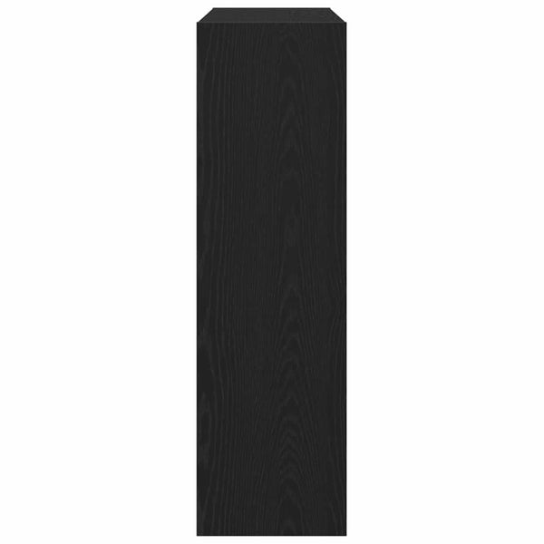 Bücherregal Schwarz Eichen-Optik 100cm