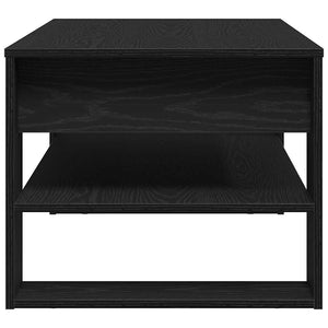 Schwarzer Couchtisch Eichenoptik