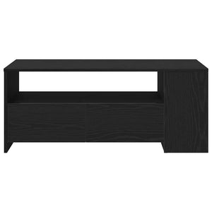 Schwarzer Couchtisch Eichenoptik 102 cm