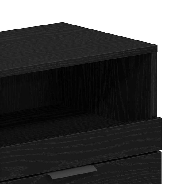 TV-Schrank Schwarz Eichen-Optik 150 cm