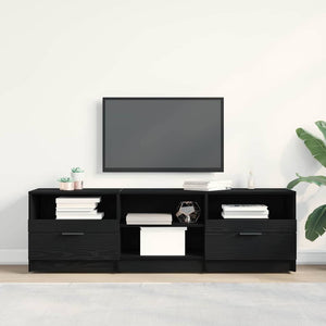 TV-Schrank Schwarz Eichen-Optik 150 cm