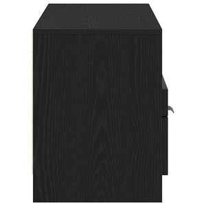 TV-Schrank Schwarz Eichen-Optik 150 cm