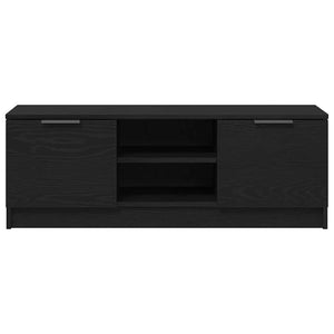 TV-Schrank Schwarz Eichen-Optik 102 cm