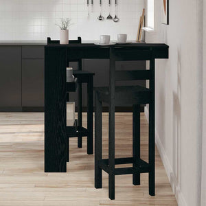 Wand Bartisch Schwarz Eiche Optik 102cm
