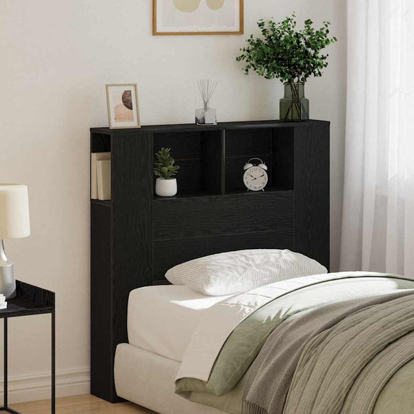 Kopfteil Schrank mit Regal Eichen-Optik