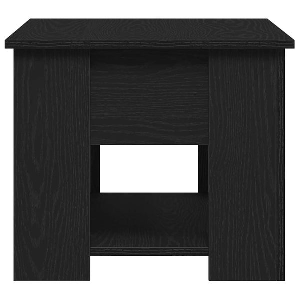 Schwarzer Couchtisch Eichenoptik