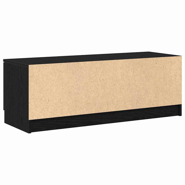 TV-Schrank Schwarz Eichen-Optik 102 cm