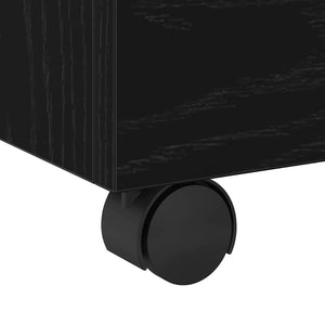 Aktenschrank Schwarz Eichenoptik 45x38x54cm