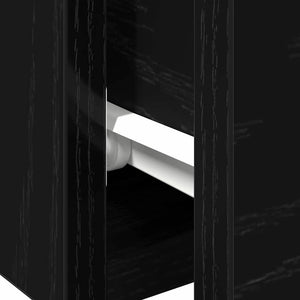 Wandschrank Schwarz Eiche 102 cm