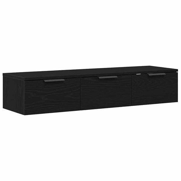 Wandschrank Schwarz Eiche 102 cm