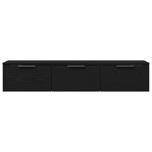 Wandschrank Schwarz Eiche 102 cm
